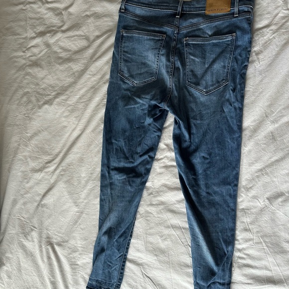 Denim Forum High Rise Blue Jeans - Picture 3 of 4